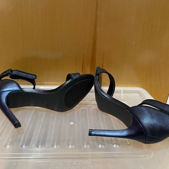 Dark blue stiletto heels size 10 - Picture 4 of 7